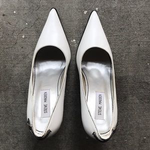 White pumps